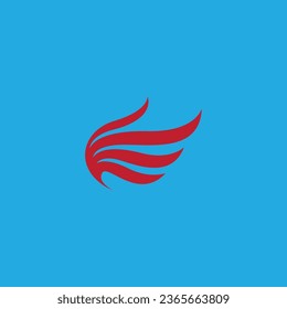 Wing Logo Template vector illustration design