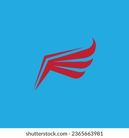 Wing Logo Template vector illustration design