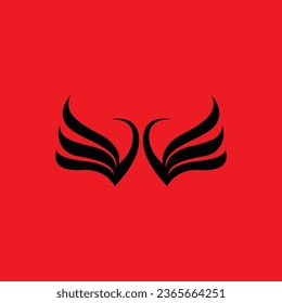 Wing Logo Template vector illustration design