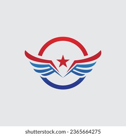 Wing Logo Template vector illustration design