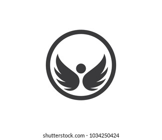wing logo vector