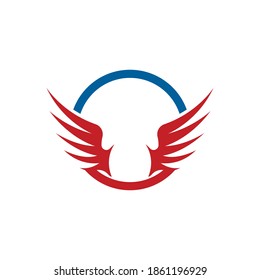 Wing Logo Vector Design for Company, Tattoo, etc