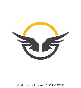Wing Logo Vector Design for Company, Tattoo, etc