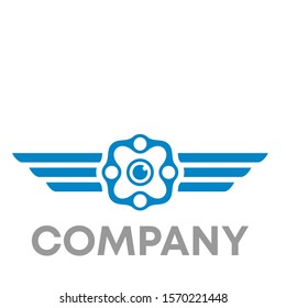 Wing logo vector design template sign
