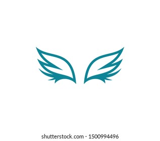 Wing logo vector icon graphic 