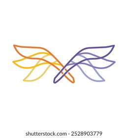 Wing Logo Vector Icon Template Illustration