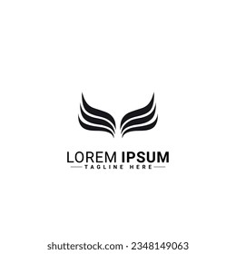 Wing logo vector illustration design 