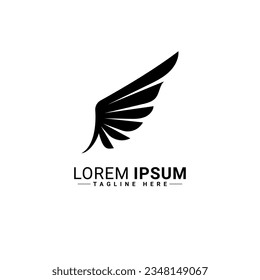 Wing logo vector illustration design 