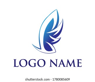 wing logo vector template icon,wing logo