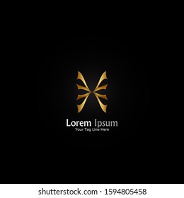 "Wing". Minimalist, simple,digital and modern logo design.