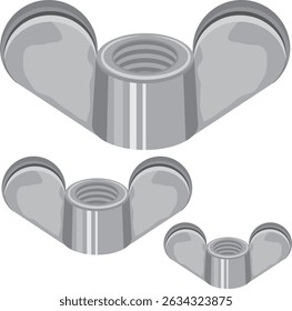 Wing nut, butterfly nut, Wing Nut Fastener.