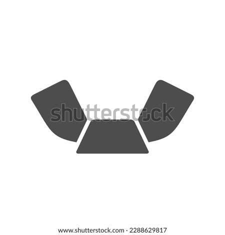 Wing nut line outline icon