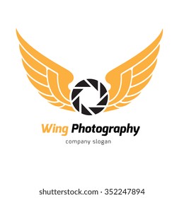 Wing Photography Logo Template
