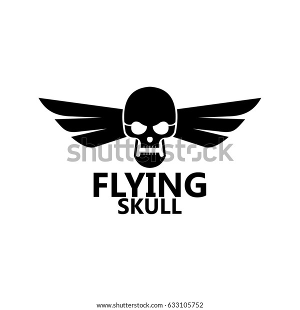 Wing Skull Logo Template\
Design