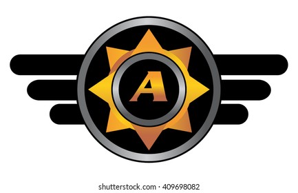 Wing Star Letter A