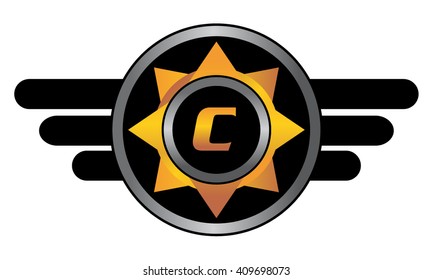 Wing Star Letter C
