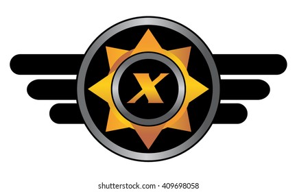 Wing Star Letter X