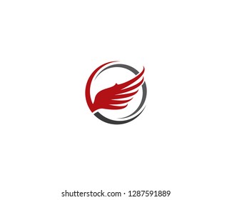 Wing symbol illustration