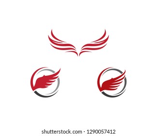 Wing symbol illustration