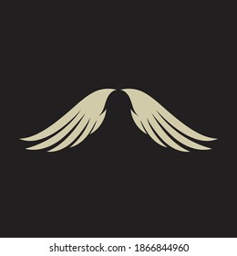 Vektorgrafik-Design von Wing Template