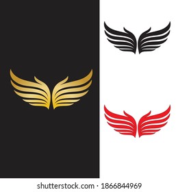 Vektorgrafik-Design von Wing Template