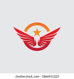 Wing Template vector illustration design