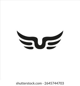 Wing Vector Design. Simple Wing Logo