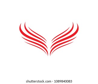 Wing vector icon