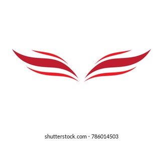 Wing vector icon