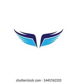 Wing vector icon illustration design