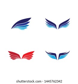Wing vector icon illustration design