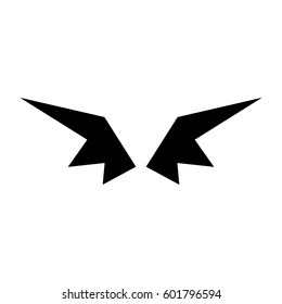 Wing vector icon and logo