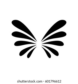 Wing vector icon and logo