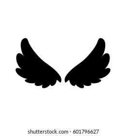 Wing vector icon and logo