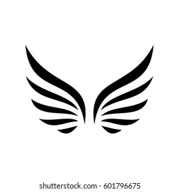 Wing vector icon and logo