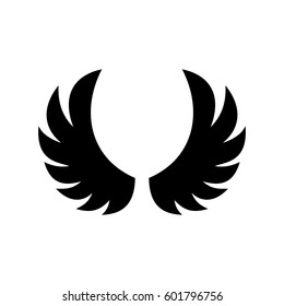 Wing vector icon and logo