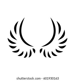 Wing vector, logo, illustration and icon