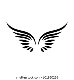 Simple Vector Wing Art Design Stock Vector (Royalty Free) 1554228023