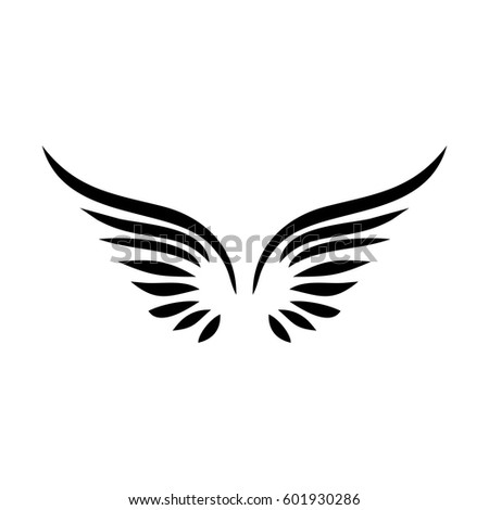 Wing vector, logo, illustration and icon