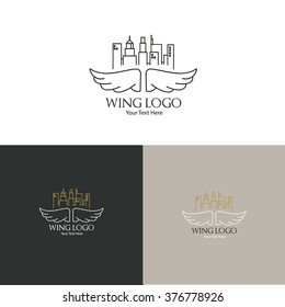 Wing vector Logo Template