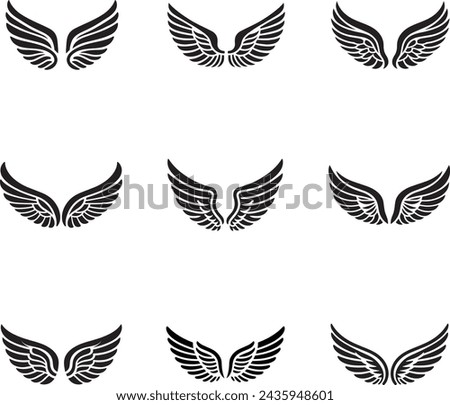 wing, wings, badge, eagle, bird, bird wings, angel wings