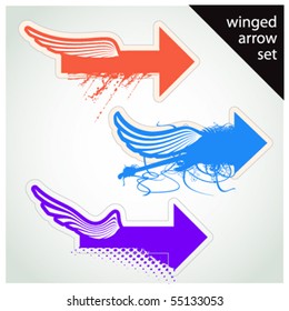 winged arrow set