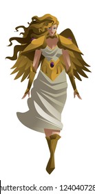 winged greek goddess