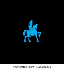 The winged horse is a pegasus.