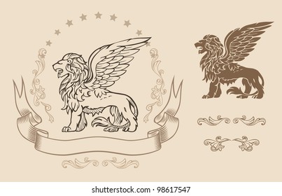 Winged Lion Insignia