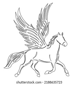 2,195 Pegasus sketch Images, Stock Photos & Vectors | Shutterstock