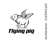  The winged pig logo is flying