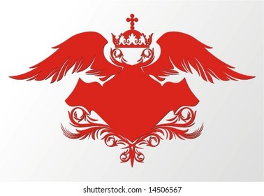 Winged plate