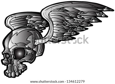 Winged Skull