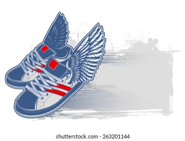 Winged Sneakers